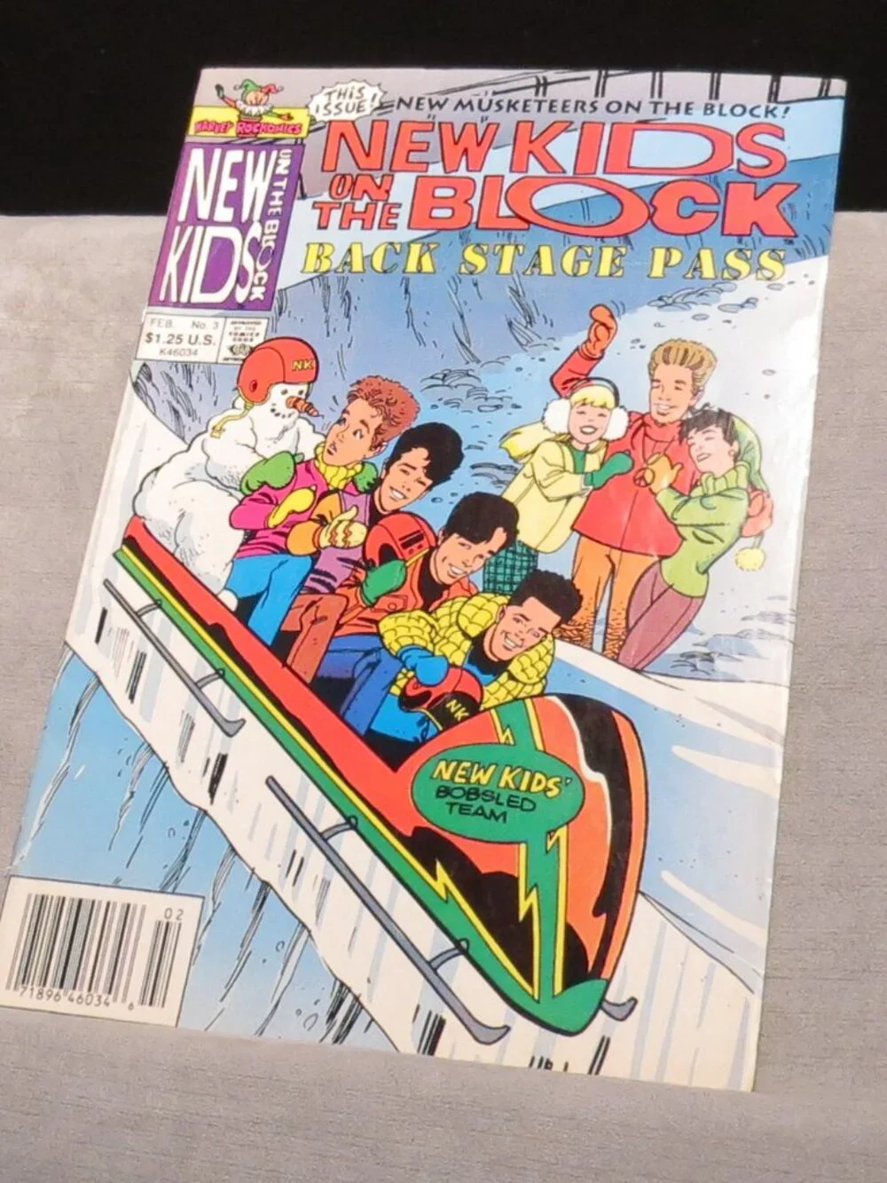 New Kids on the Block: Back Stage Pass #3 1991 Harvey Comics